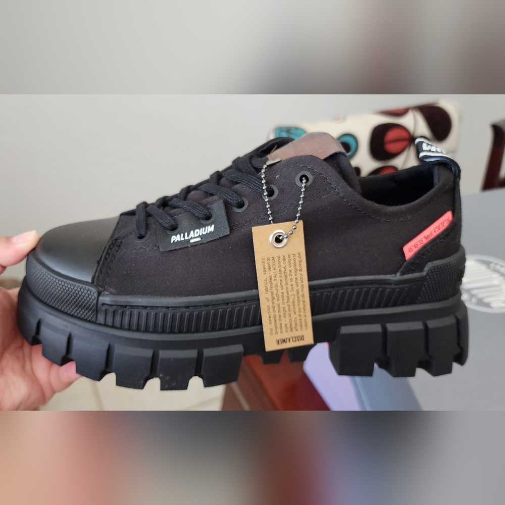 Palladium Black Chunky Sneakers
